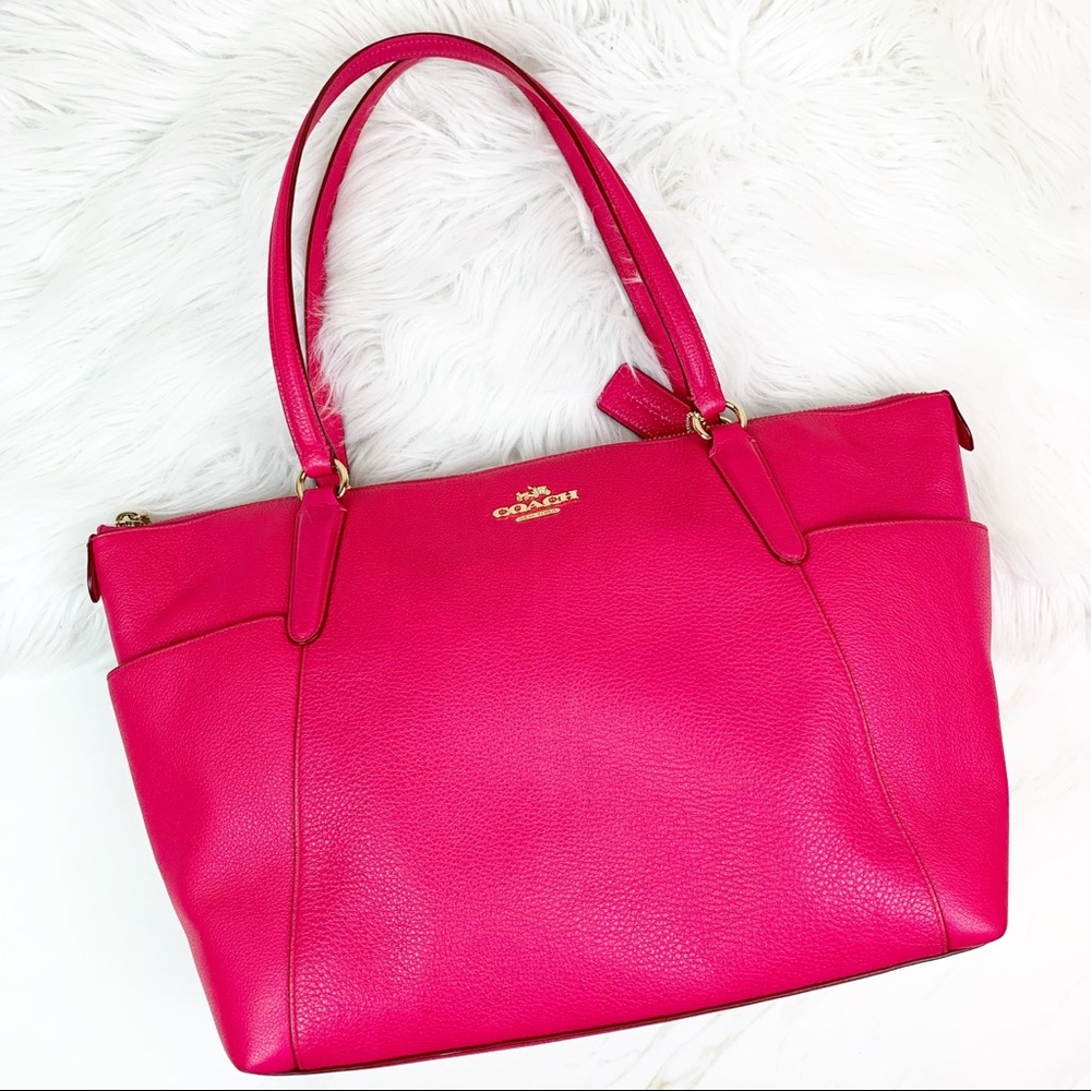 Coach Ava Hot Pink Tote - Picture 4 of 8